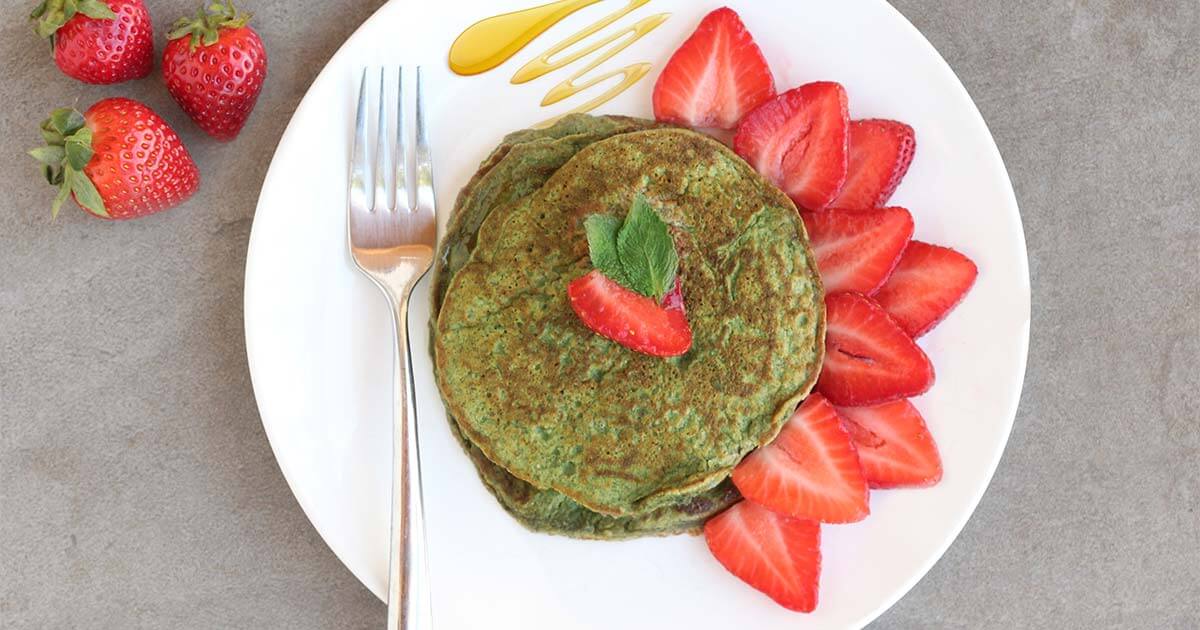 Belen's Green Protein Pancakes